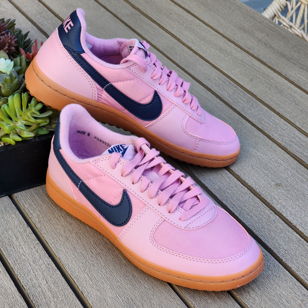 Nike Field General Durable Leather & Mesh Elemental Pink Women Shoes Size 8